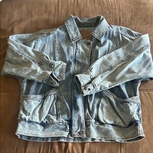 American Eagle Outfitters Light Blue Jean Jacket